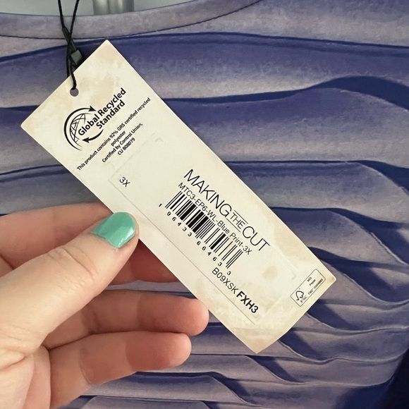 Georgia Hardinge Snakeskin Dress 3X Making the Cut Amazon the Drop - Picture 2 of 4